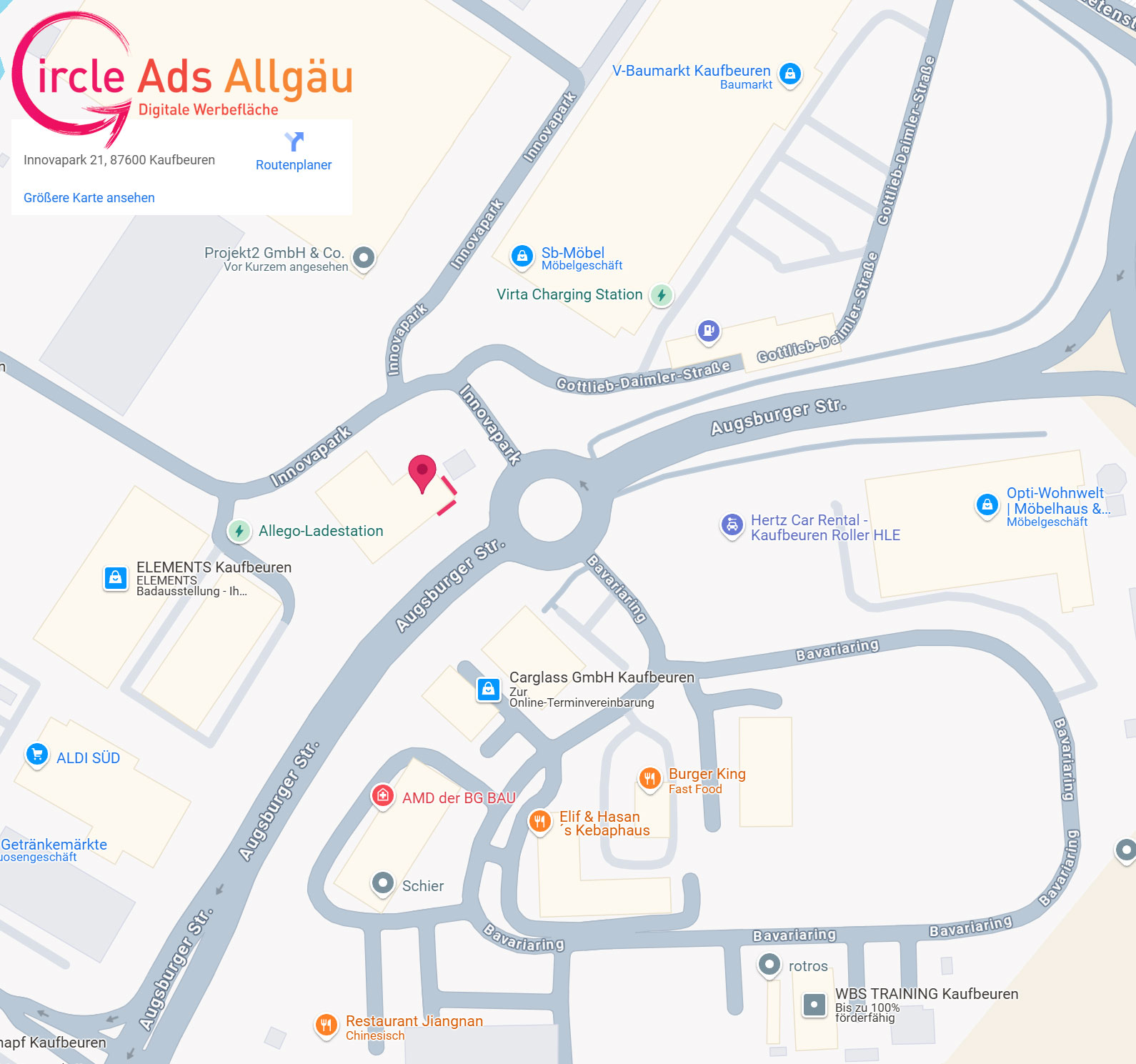 Circle Ads Allgäu | Wegebschreibung