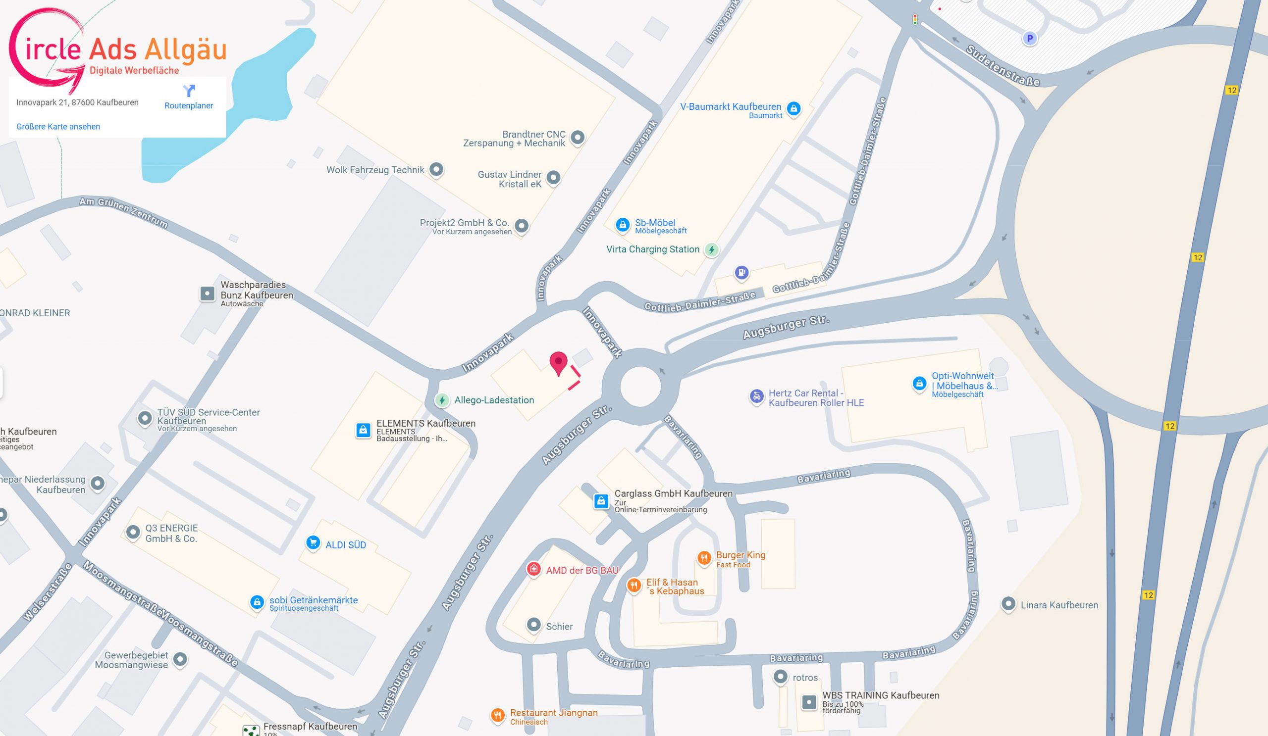 Circle Ads Allgäu | Wegebschreibung